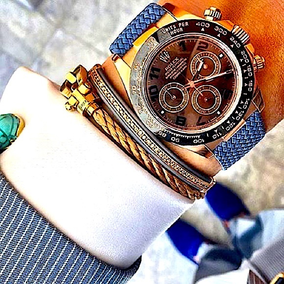 Techno Com By KC w Genuine Diamonds Mother of Pearl Dial Leather Band✨ - Picture 14 of 15